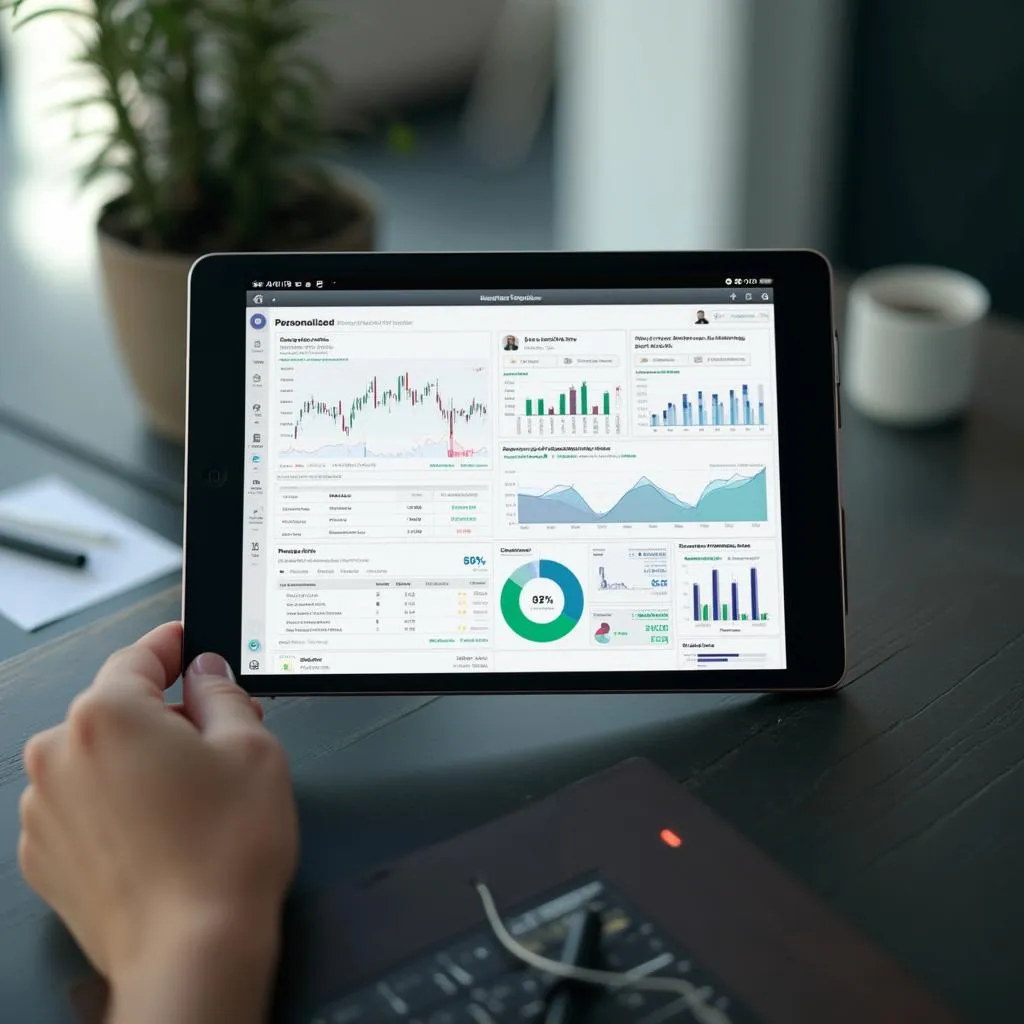 Interface utilisateur de la plateforme IA